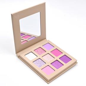 9 Color Eyeshadow High Quality Long Lasting Matte Glitter Shimmer Eyeshadow Palette Private Label