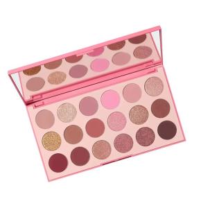 Multi-effect 18-color eyeshadow palette shimmer matte long-lasting cruelty-free