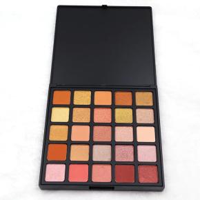 Hot selling cosmetics vegetarian custom MOQ eyeshadow private label 25 color eyeshadow palette