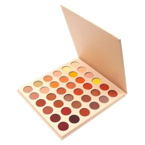 Hot sale 36 color makeup eyeshadow palette customized logo vegan eyeshadow palette