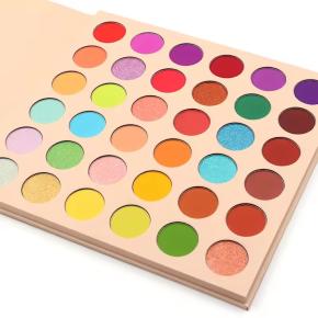 Private Label Vegan Cruelty Free High Pigment 36 Color Rainbow Eyeshadow Palette