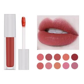 Custom logo long lasting matte liquid lip glaze high pigment waterproof no logo vegan