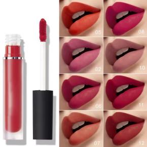 Wholesale private label fashion makeup custom logo vegan high pigment matte liquid lipstick