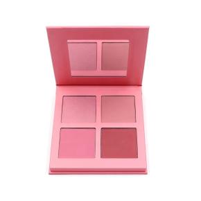 Face beauty cosmetics long lasting skin friendly multi color blush palette private label