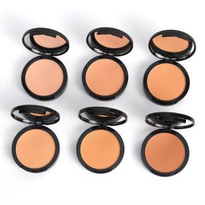 Customized logo oil control matte pressed powder makeup full coverage contour foundation cosmetics