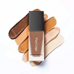 Customized LOGO natural long-lasting oil-control moisturizing concealer sunscreen matte liquid foundation