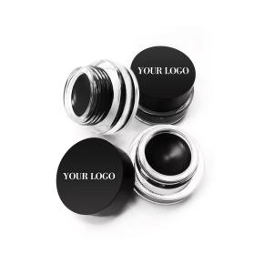 Wholesale Custom High Quality Vegan Eyeliner Gel Soft Smooth Waterproof Long Lasting Eyeliner Gel