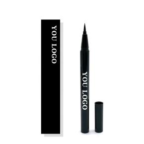 Factory wholesale waterproof black liquid eyeliner pen vegan long lasting cosmetic liquid eyeliner