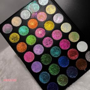 Private label high glitter color changing rainbow eyeshadow multiple effects waterproof long lasting